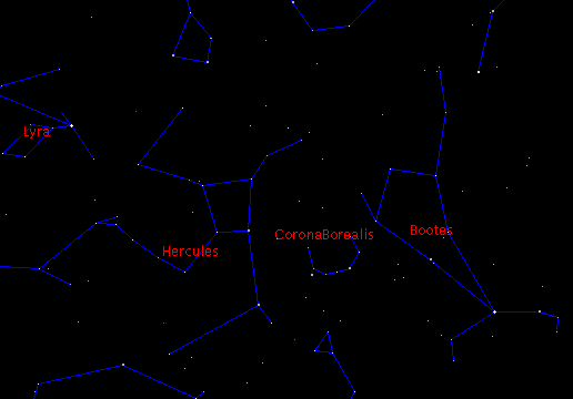 The Constellation Corona Borealis: A general view
