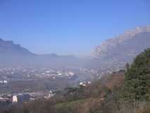 
Pollution is a problem in Grenoble. 
