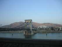 
A bridge across the Rhone river in ???.
