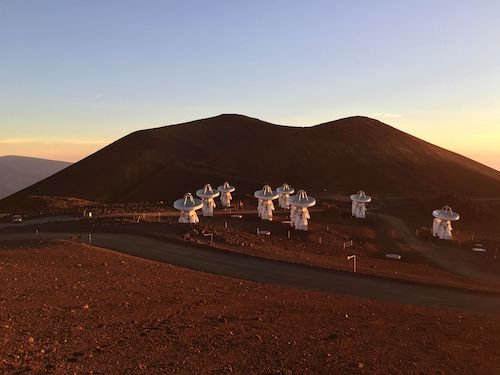 SMA Telescope, Mauna Kea, Hawaii (photo: Nimesh Patel, CfA)