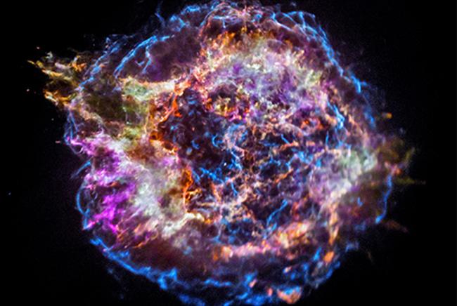 Chandra X-ray Observatory image of the supernova remnant Cassiopeia A