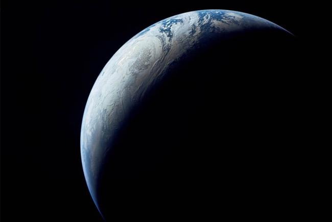 Earth from 10,000 miles away