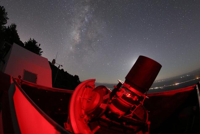 One of the HATNet telescopes at the Fred Lawrence Whipple Observatory in Arizona. 