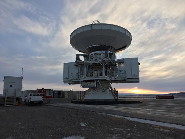 view of the Greenland Telescope