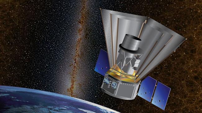 artist's impression of the SPHEREx spacecraft