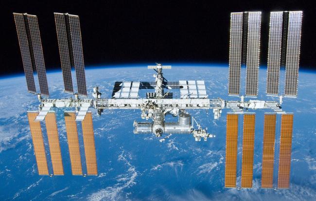 International Space Station as it appeared in 2010