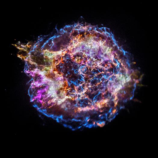 Chandra X-ray Observatory image of the supernova remnant Cassiopeia A