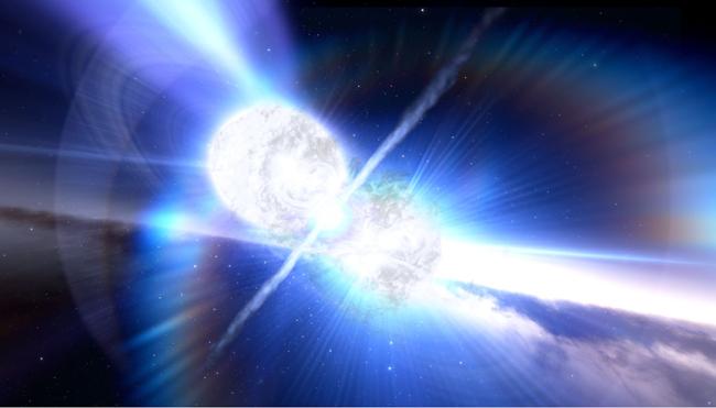 kilonova, the colossal explosion triggered by colliding neutron stars