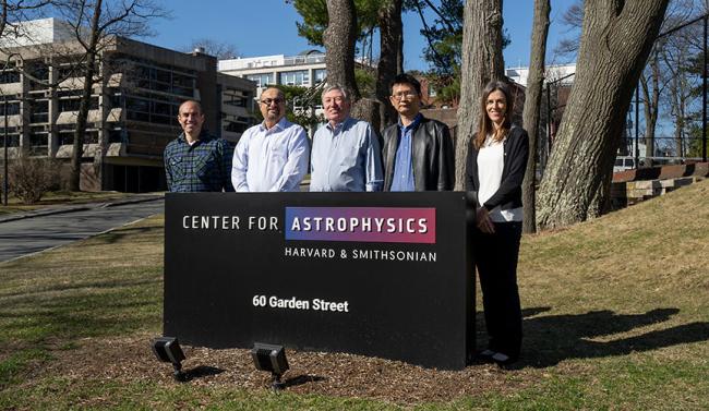 A few members of the TEMPO team. From left to right: Gonzalo Abad, Raid Suleiman, Kelly Chance, Xiong Liu and Caroline Nowlan.