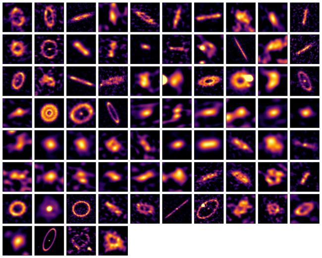 74 images o different star systems