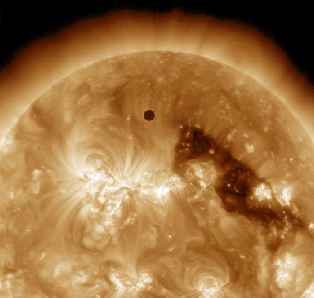 Transit of Venus Captured by AIA and XRT