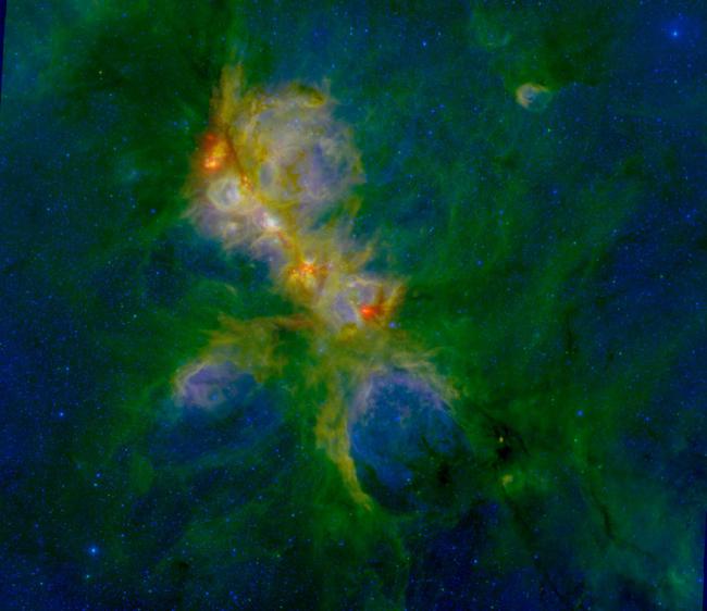 Probing A Local Starburst