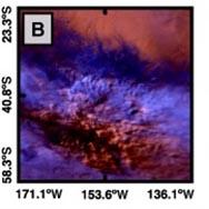 Textured Dust Storms on Mars